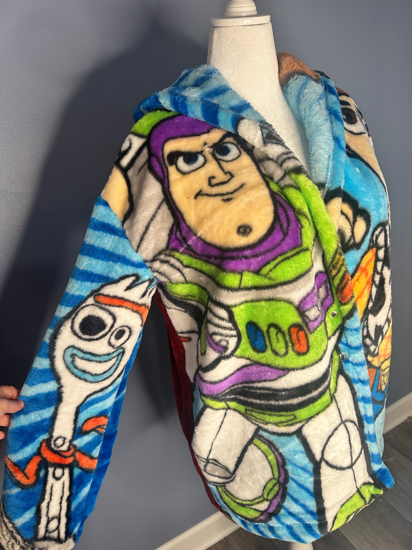 Size-Large/XL Long Hooded Jacket