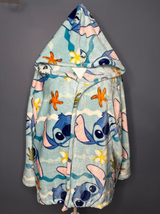 Long Hooded Fuzzy Jacket (size-L/XL)