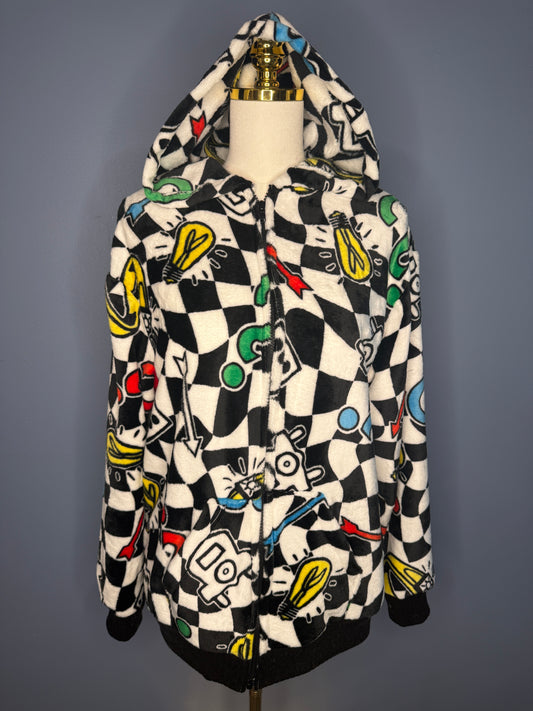 Size-Large Monopoly Zip-up Hoodie