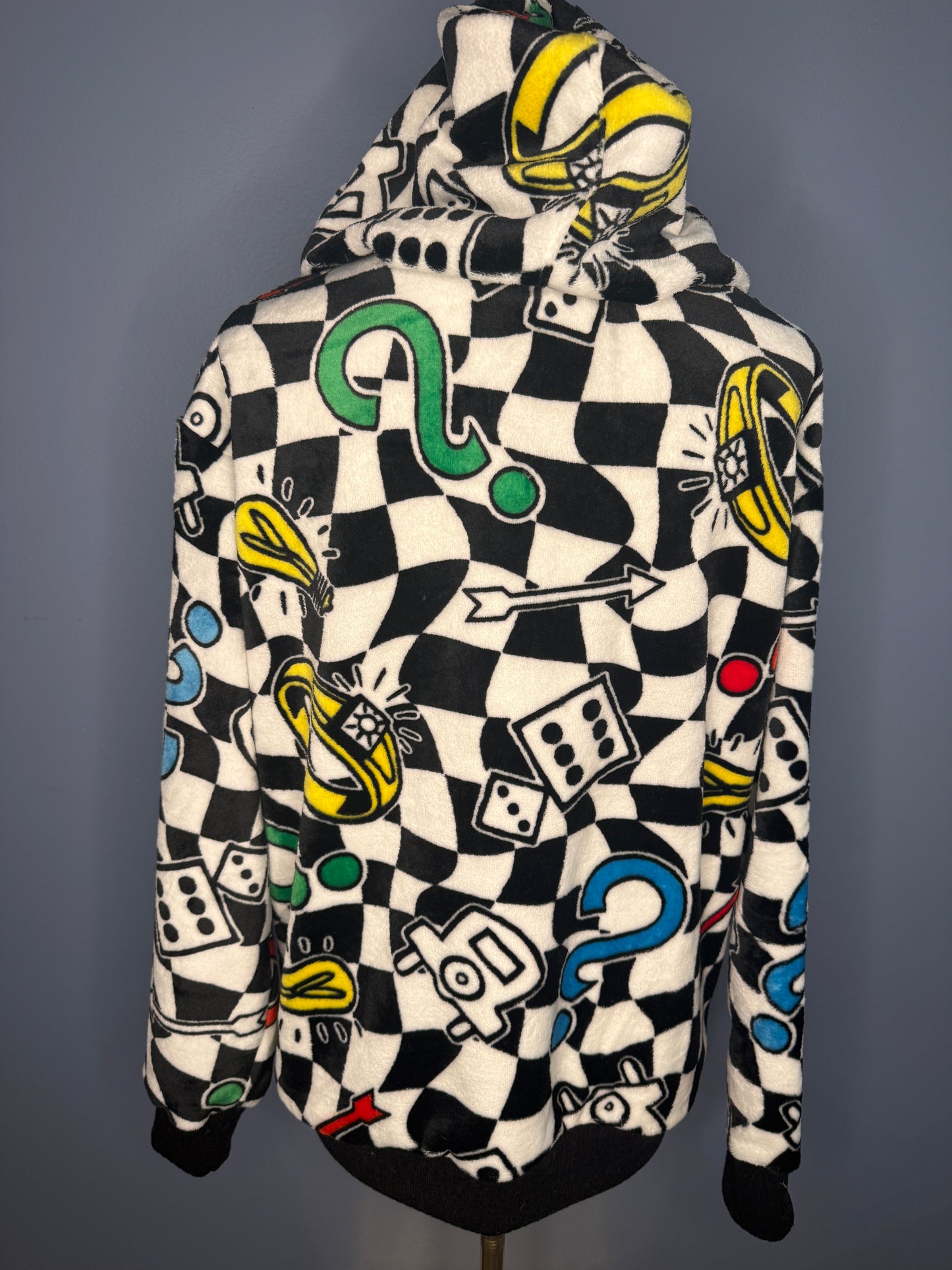 Size-Large Monopoly Zip-up Hoodie