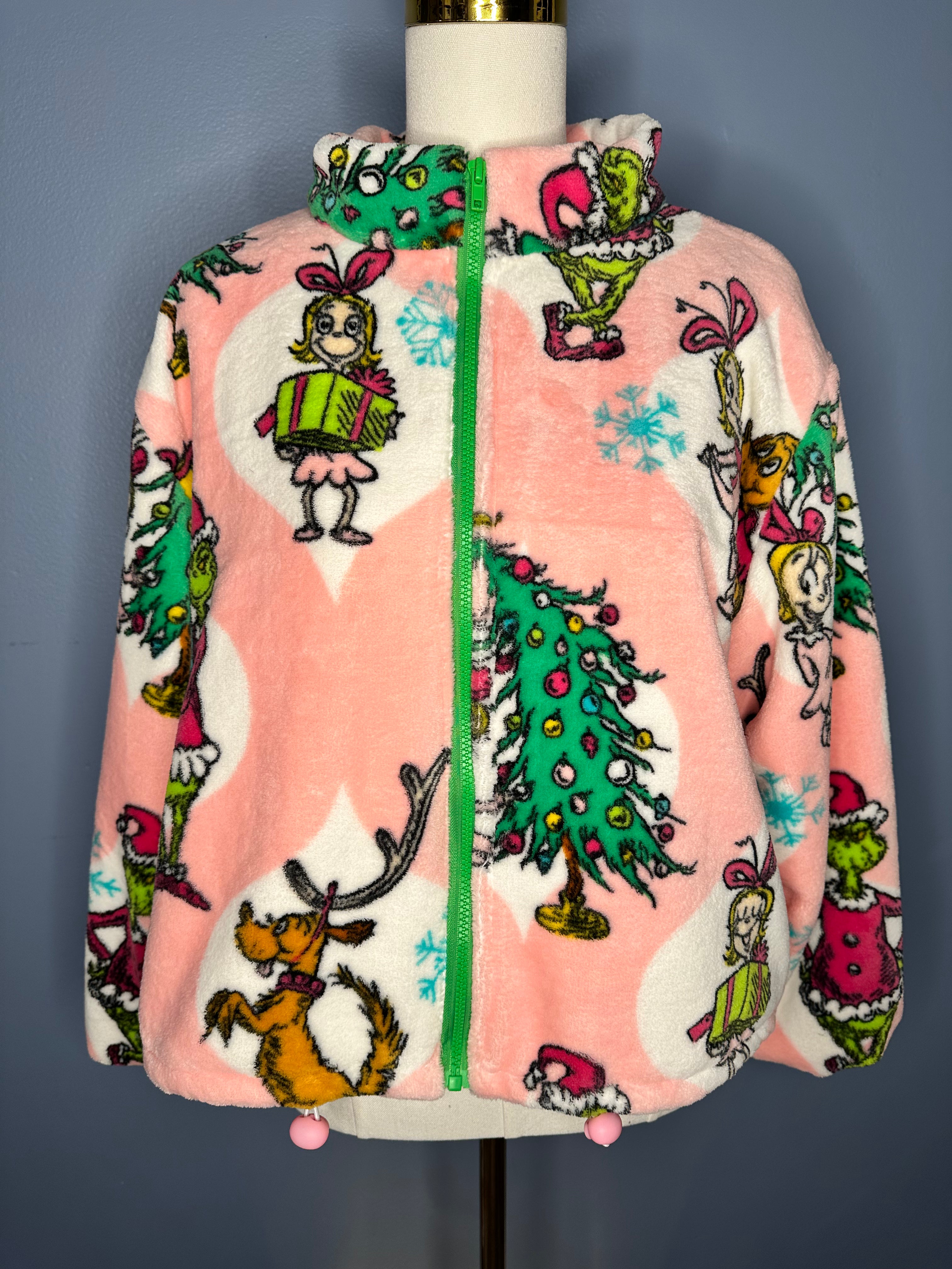 Size-Large Grinch X Juicy Fuzzy Jacket