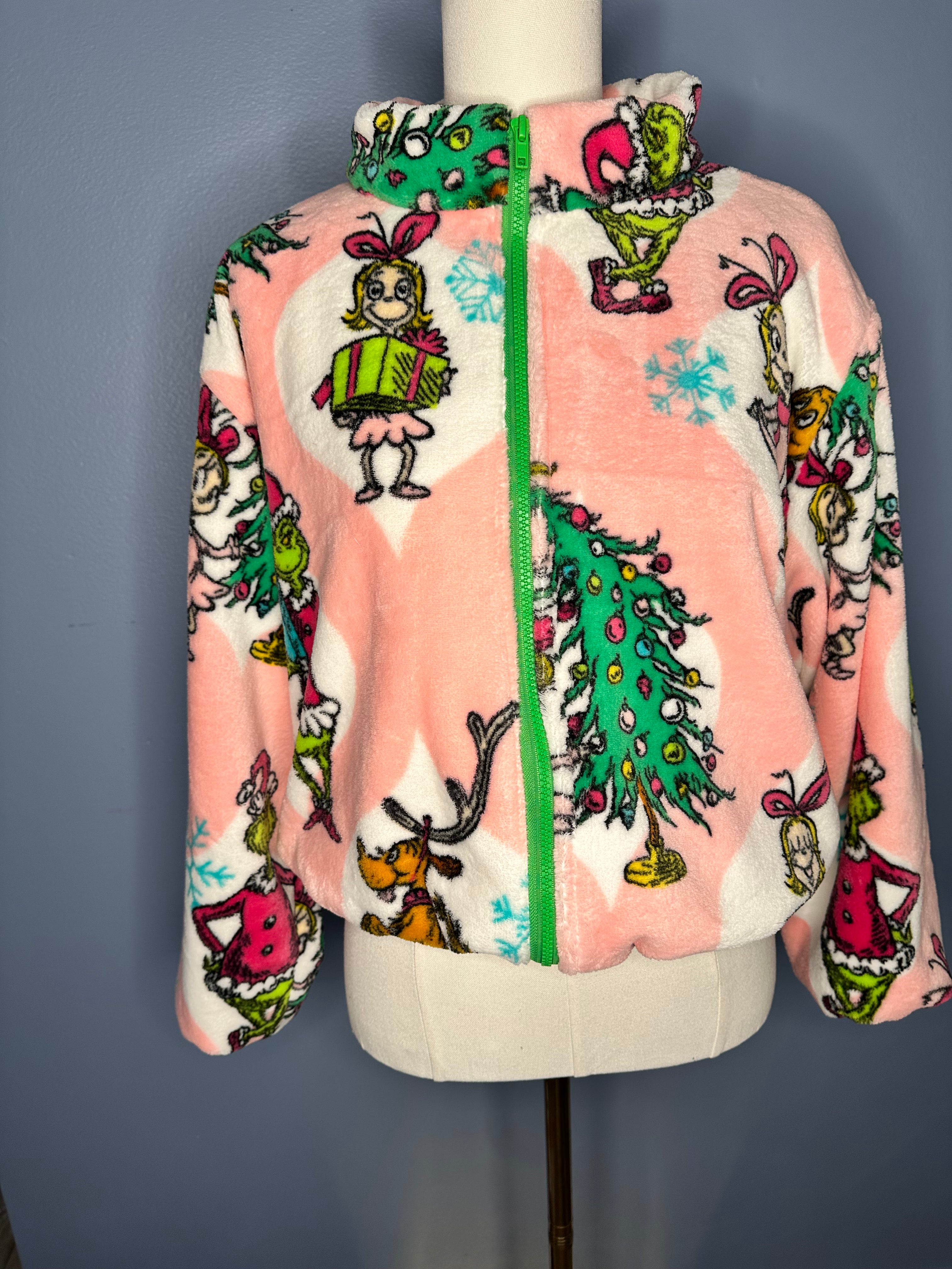 Size-Large Grinch X Juicy Fuzzy Jacket