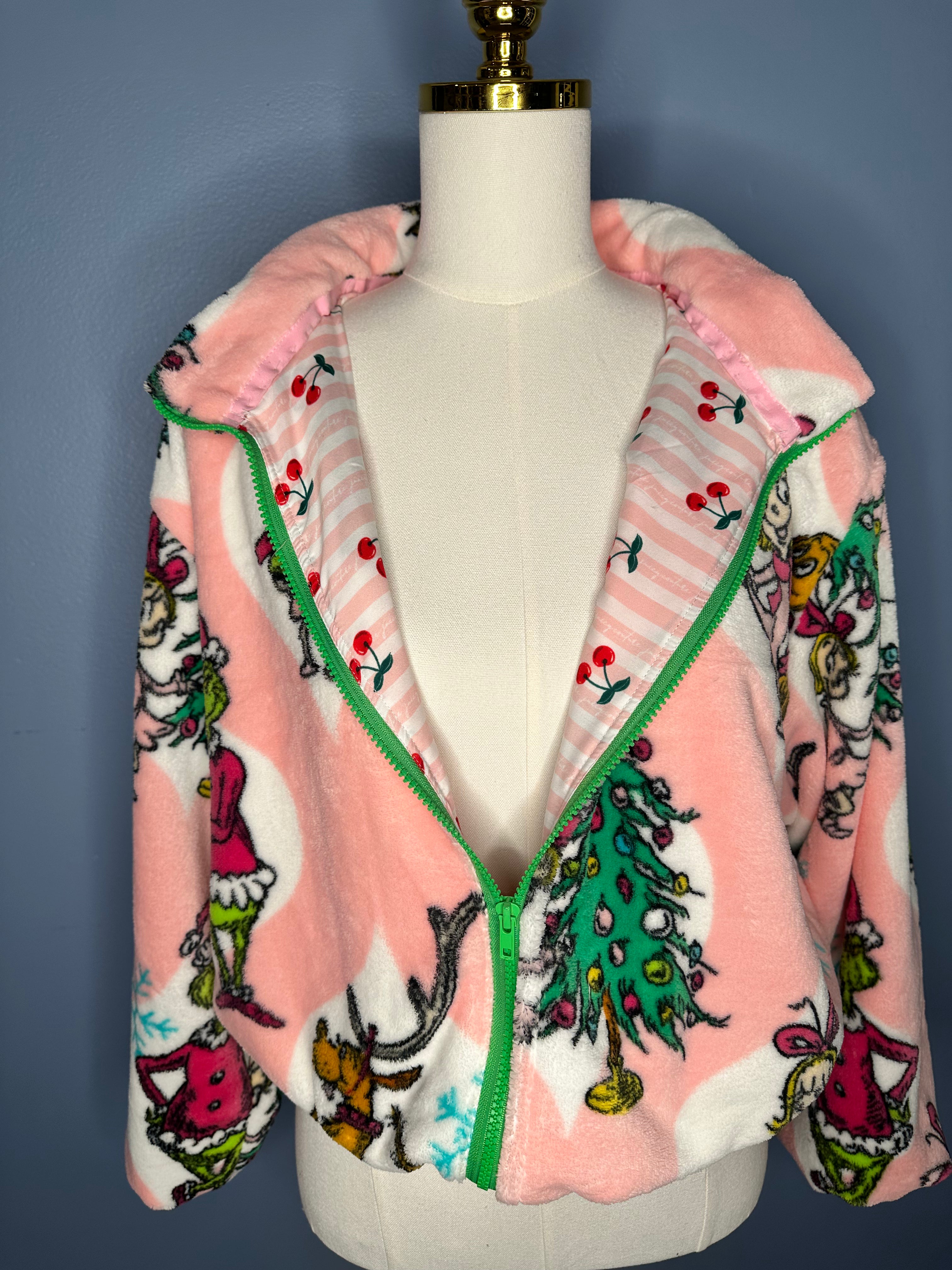 Size-Large Grinch X Juicy Fuzzy Jacket
