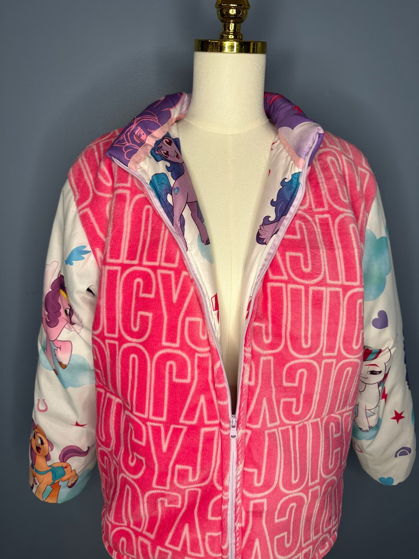 Size-Large Juicy Couture X My Little Pony Puffer Coat