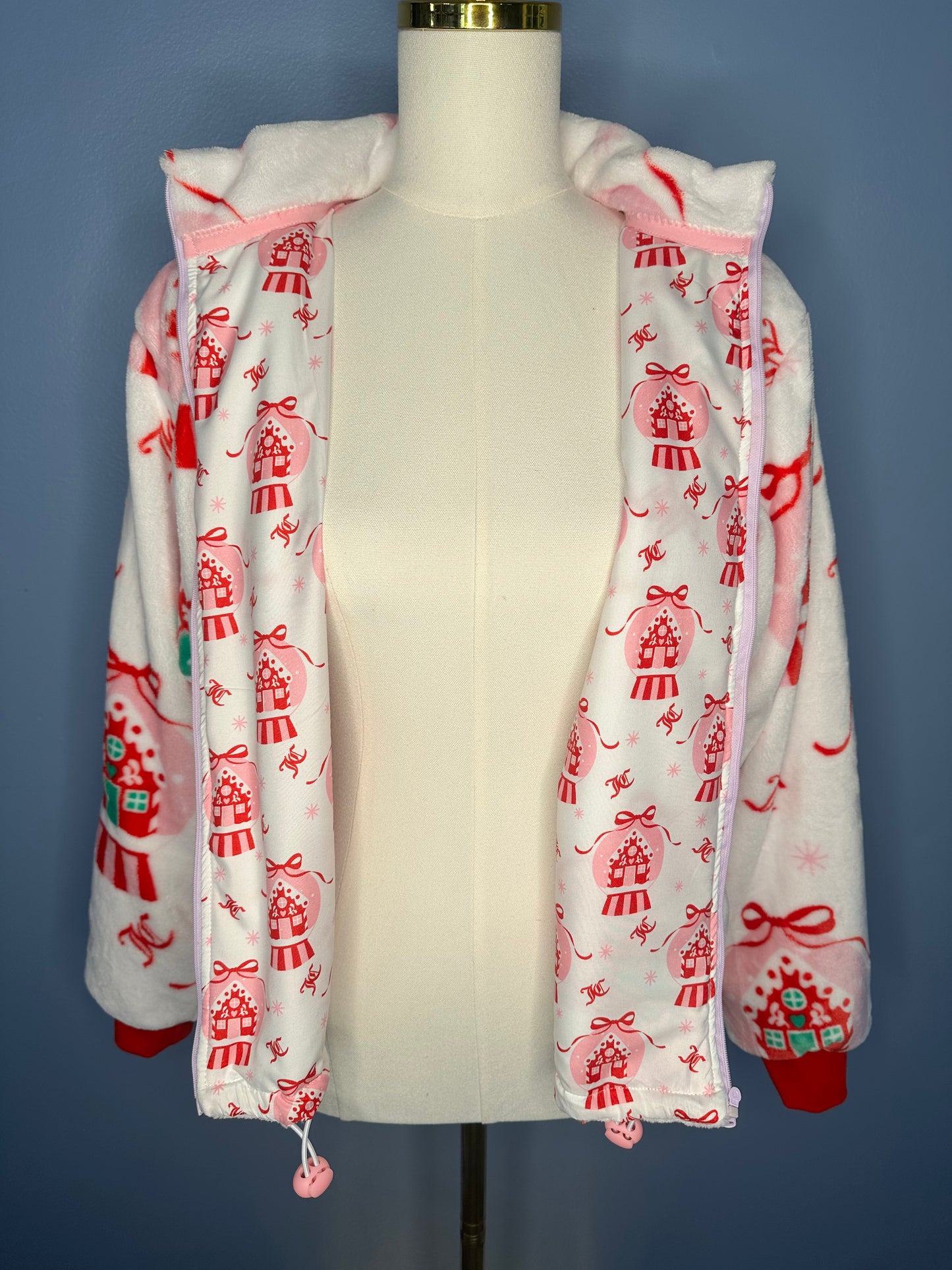 Size-Medium Juicy Couture Fuzzy Jacket
