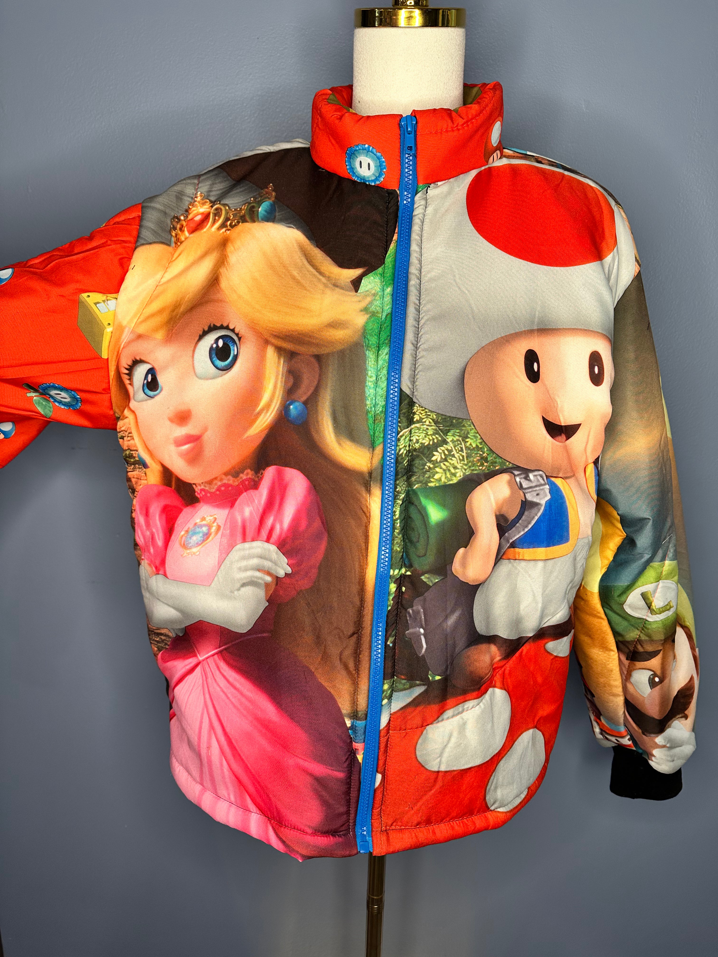 Size-Large Super Mario Puffer Coat