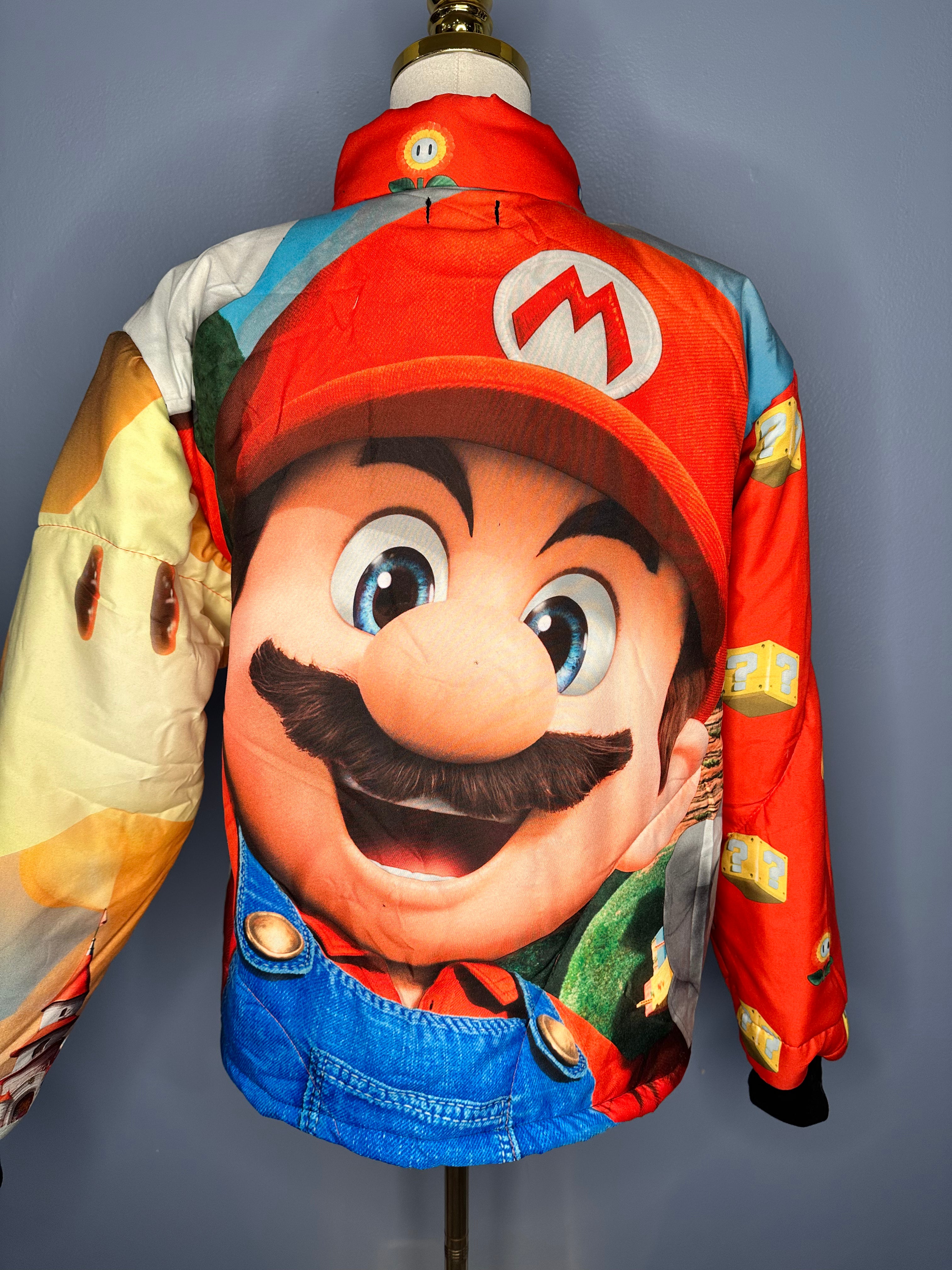 Size-Large Super Mario Puffer Coat