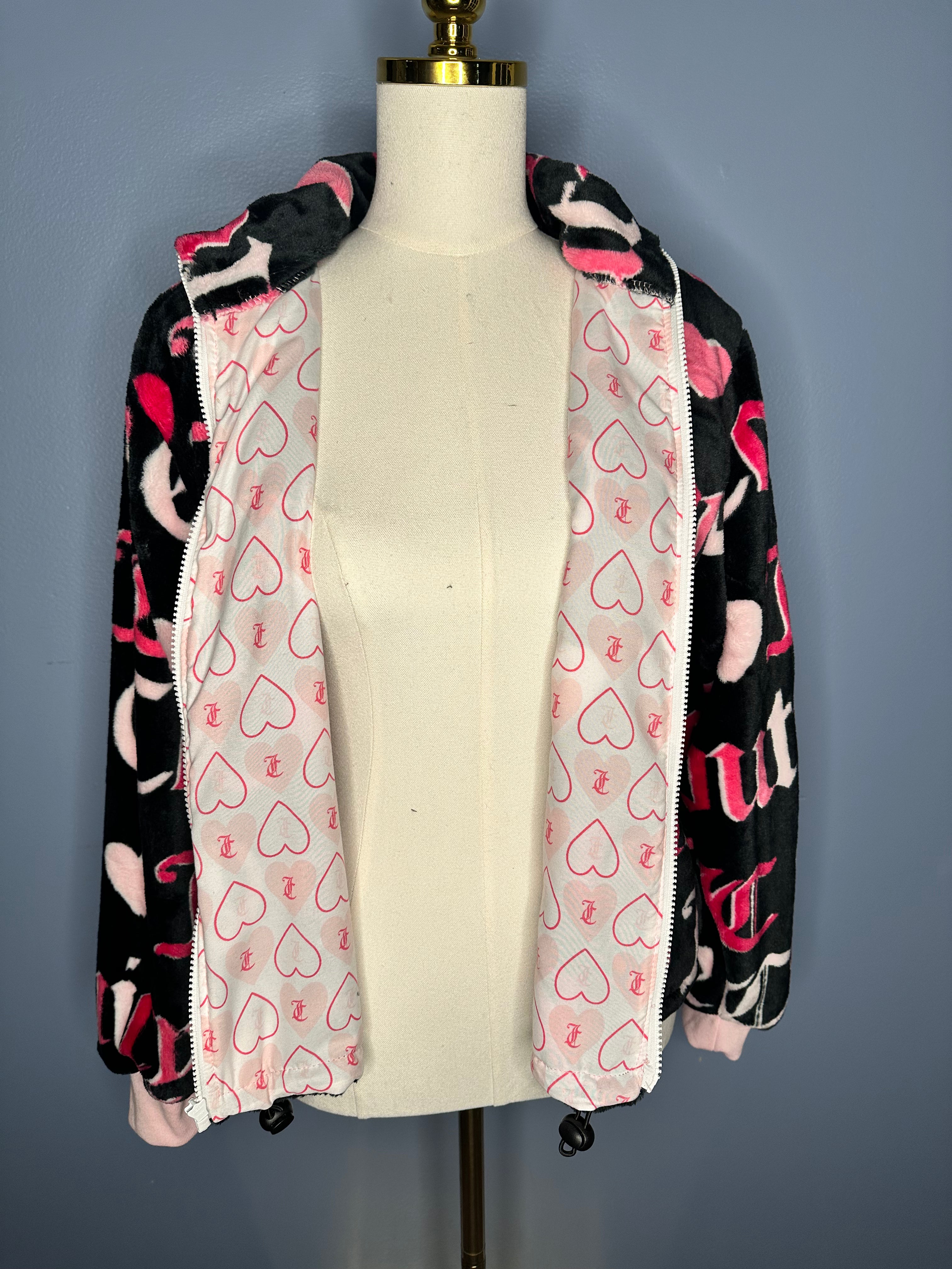 Size-Medium Juicy Couture Fuzzy Jacket