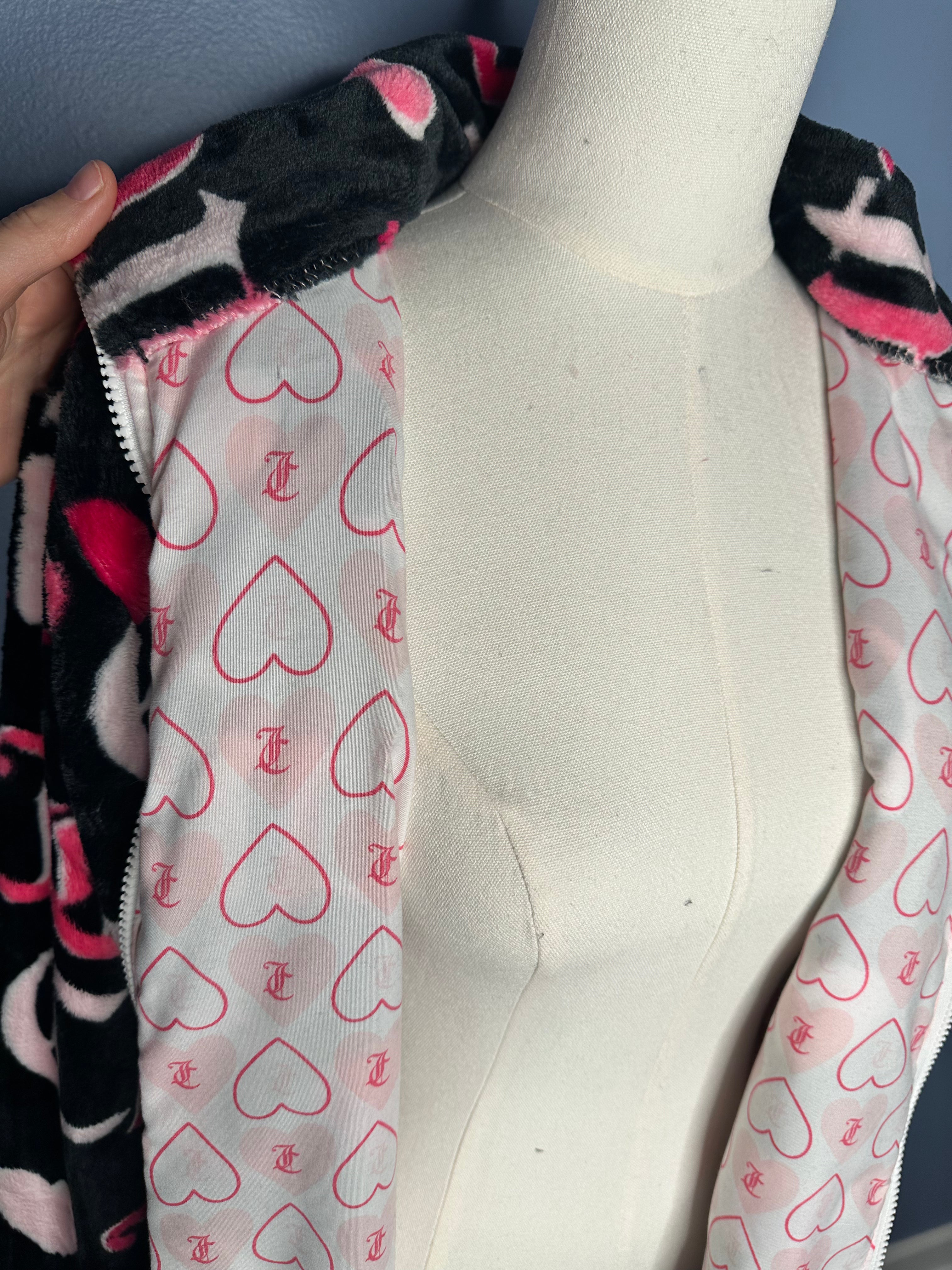 Size-Medium Juicy Couture Fuzzy Jacket