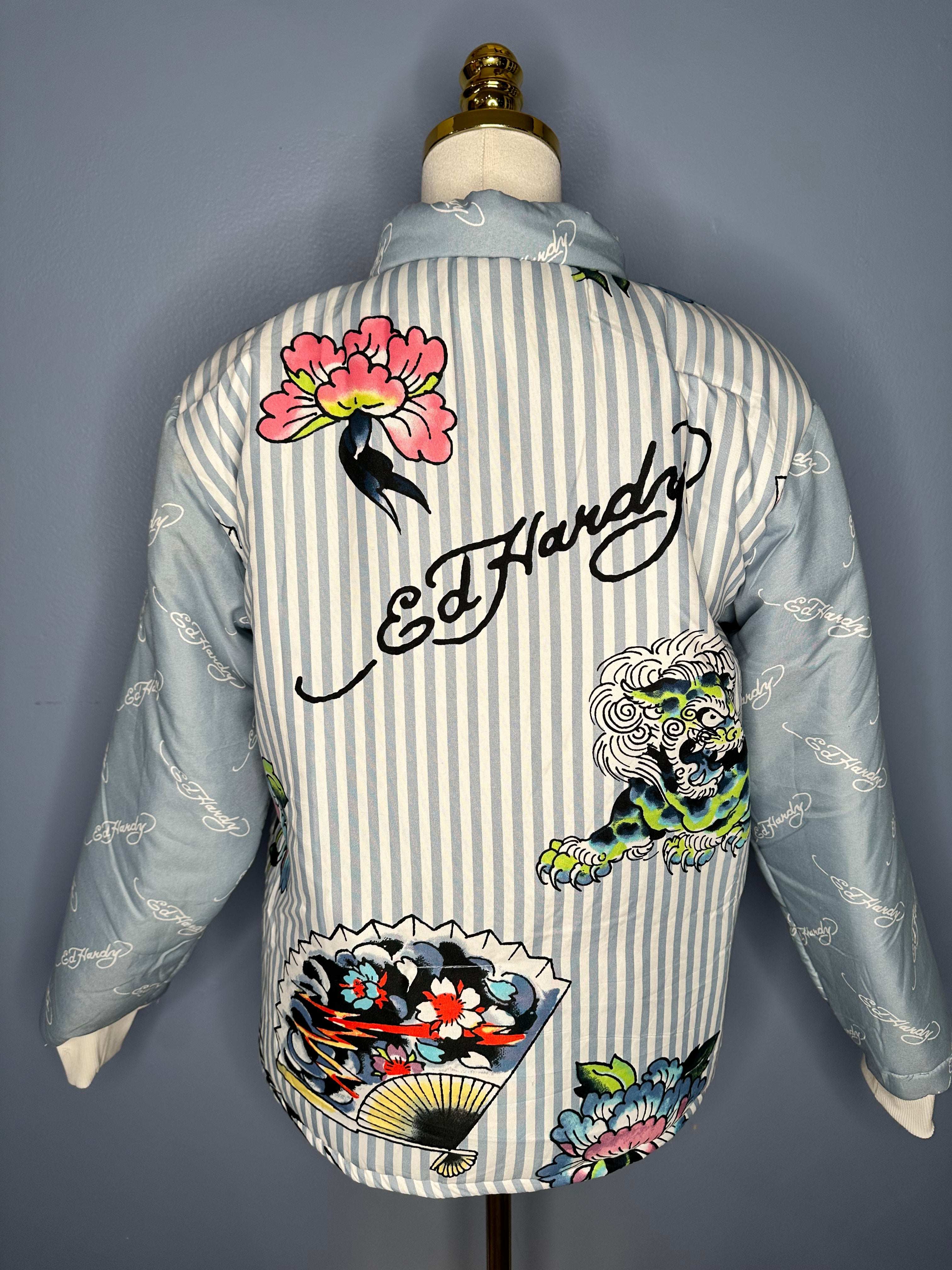 Size-Medium Ed Hardy Puffer Coat