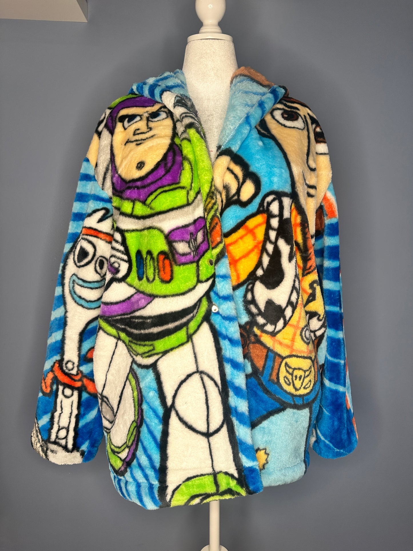 Size-Large/XL Long Hooded Jacket